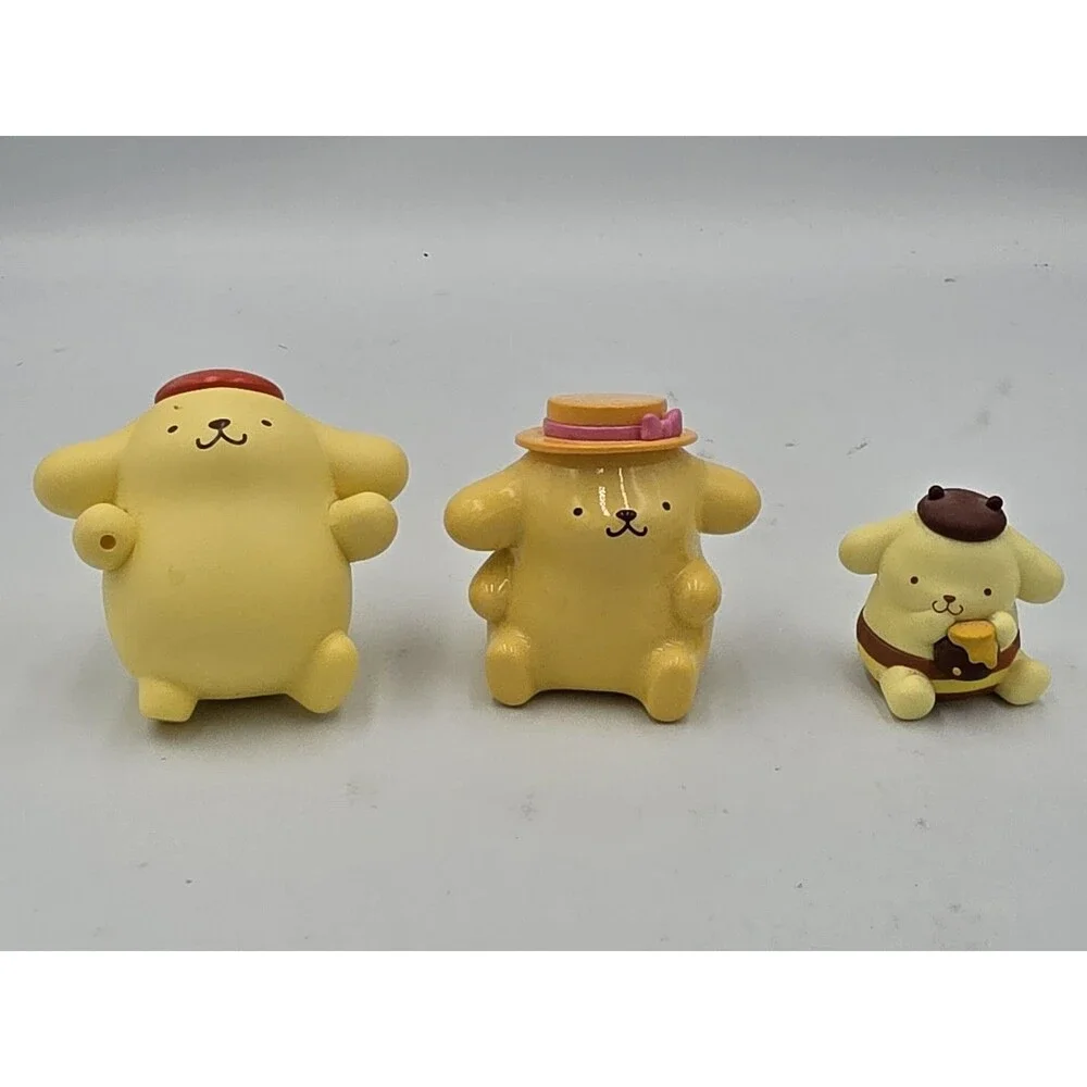 Sanrio Pompompurin Mini Figure Lot of 3 My Favorite Color Series Blind Box Toy